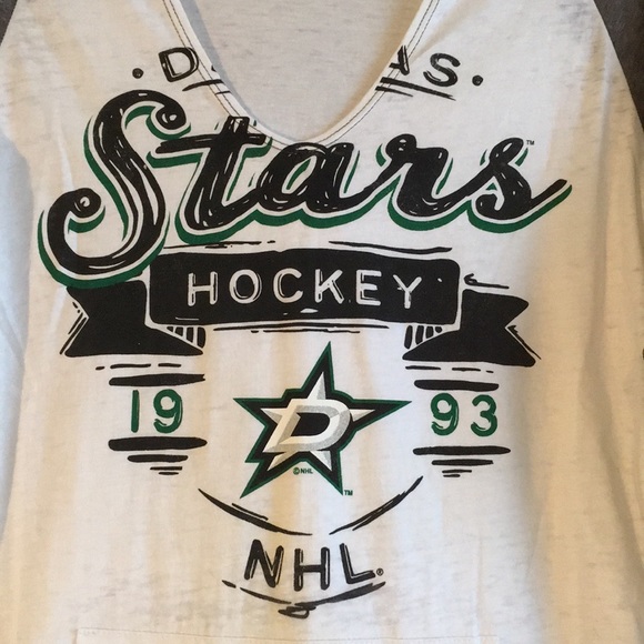 NWT NHL Dallas Stars Hoodie Logo Long Sleeves Top - Picture 2 of 8
